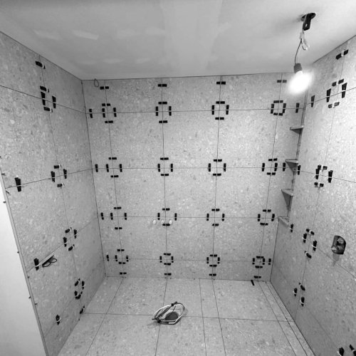 Construction de douche carrelée _ Rénovations Michel Franche